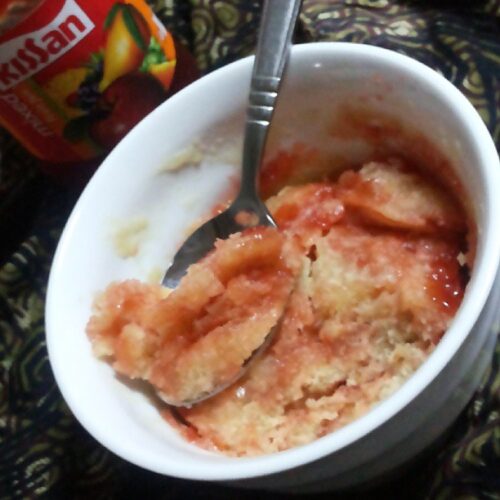 Eggless Jam Mug Cake The Big Sweet Tooth