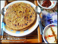 radish paratha