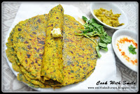 methi thepla,gujrathi thepla
