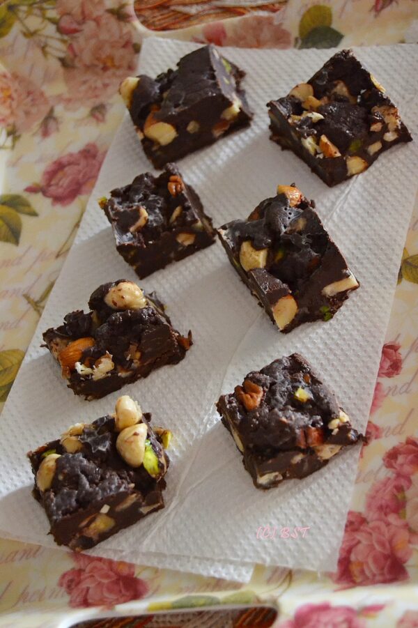 Dark Chocolate Nuts Fudge The BST's Post 500!!! The Big Sweet Tooth