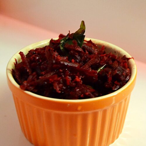 Beetroot Upperi Malabar Beetroot Stir Fry The Big Sweet Tooth