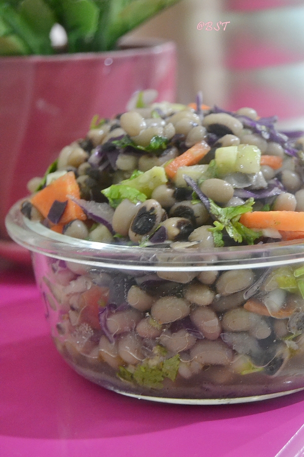 Lobia (Black Eyed Beans) Salad - The Big Sweet Tooth