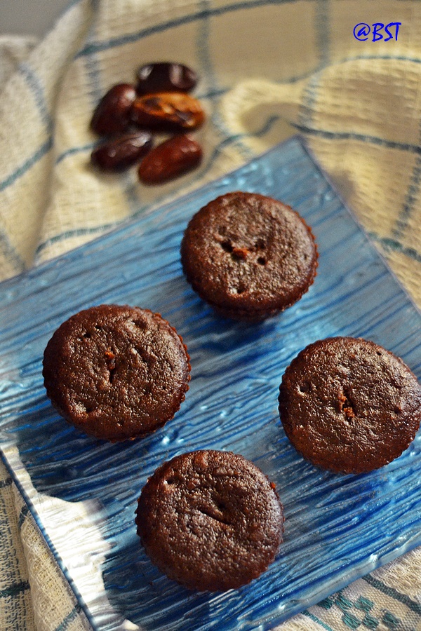 Wholewheat Date Cocoa Muffins - The Big Sweet Tooth