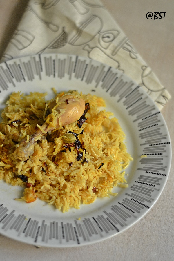 Pressure Cooker Chicken Biriyani - The Big Sweet Tooth