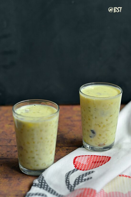 Chavvari Payasam ~ Sago/ Tapioca Pearls Kheer - The Big Sweet Tooth