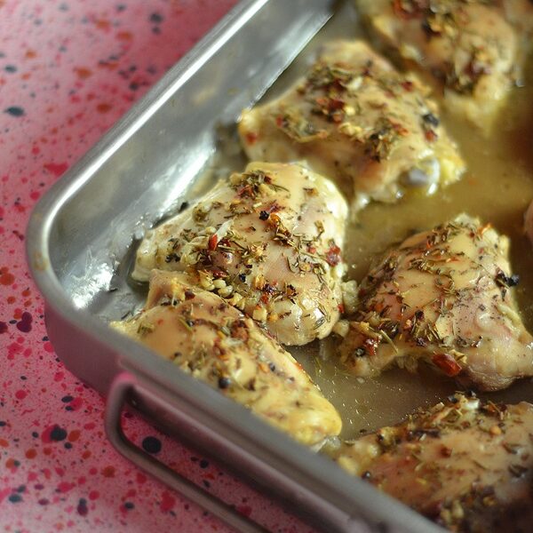 Herb Crusted Baked Chicken The Big Sweet Tooth