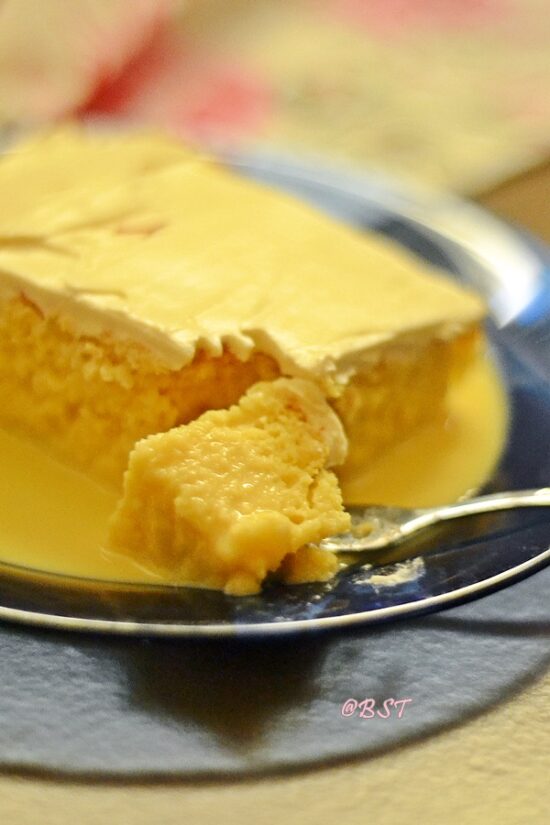 Saffron Milk Cake The Big Sweet Tooth