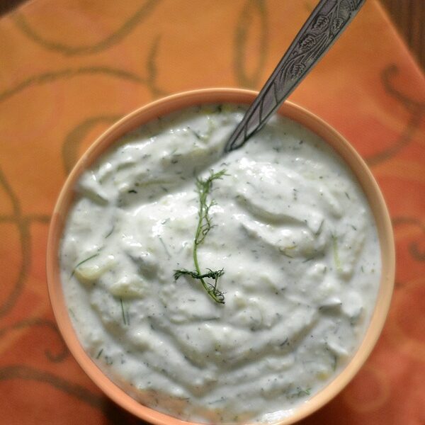 Tzatziki Greek Dill Yogurt Sauce The Big Sweet Tooth