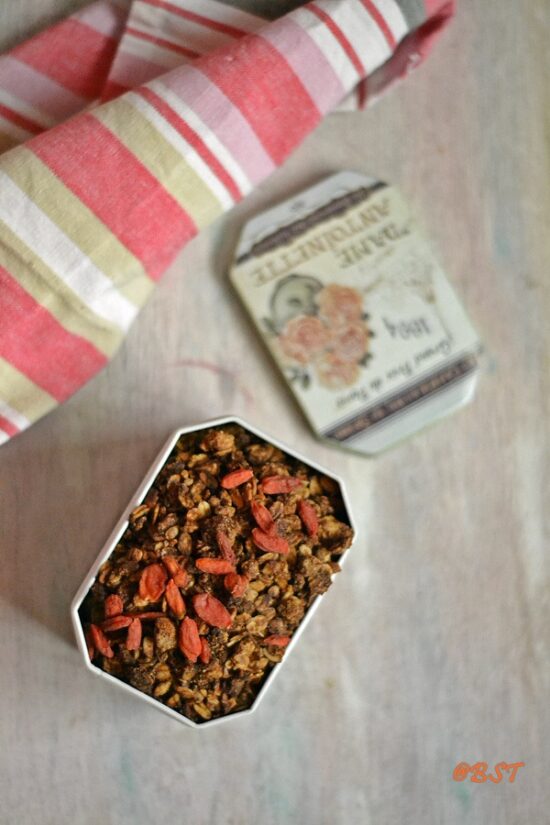 Almond Butter Maple Granola The Big Sweet Tooth