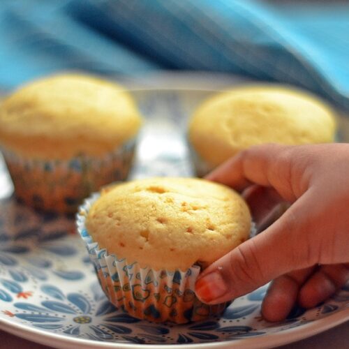 Simple Vanilla Muffins - The Big Sweet Tooth