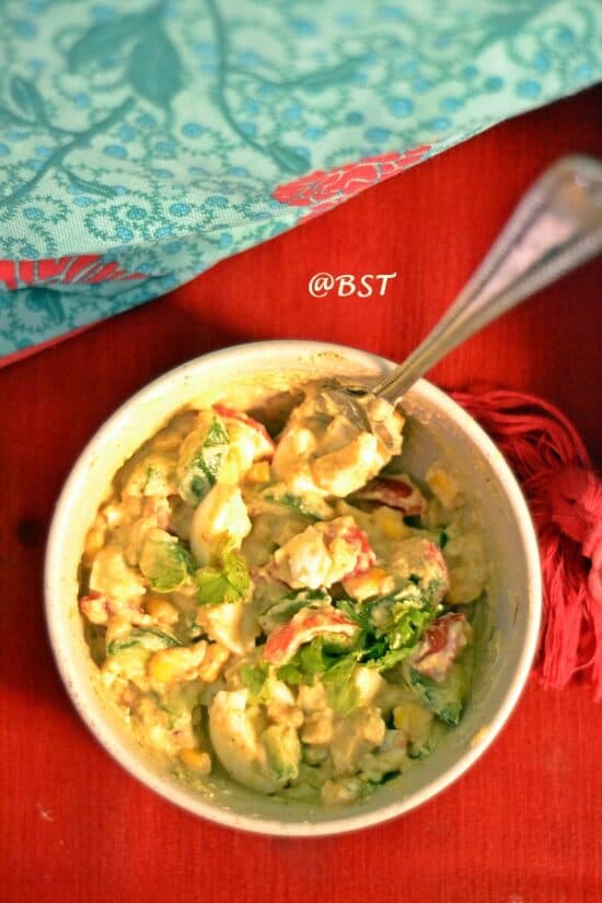 Egg Chaat Indian Style Egg Salad The Big Sweet Tooth