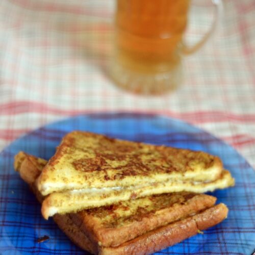 Cheesy Zaatar French Toast The Big Sweet Tooth