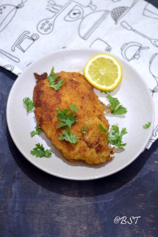 Chicken Schnitzel Breaded Chicken Cutlets The Big Sweet Tooth